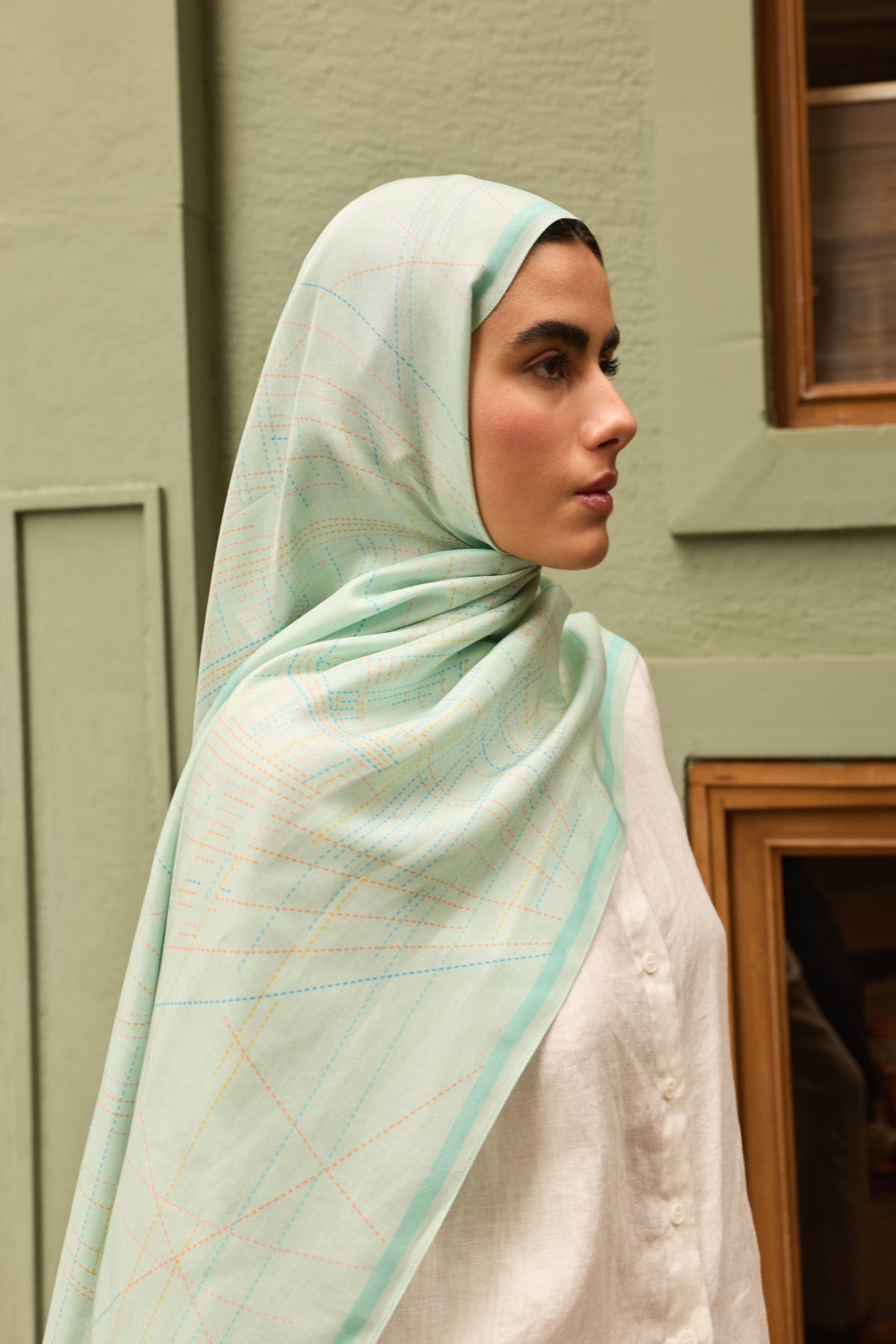 Emily Baby Blue Şal