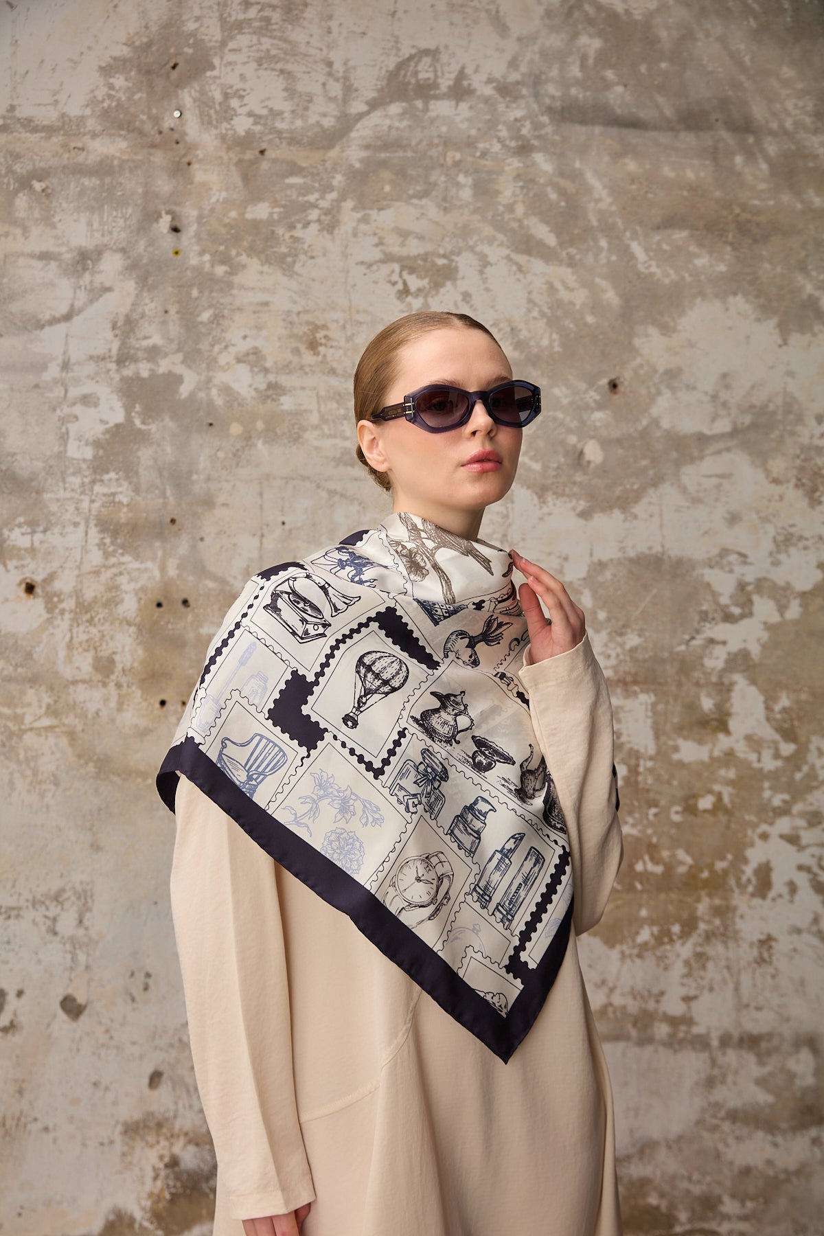 Imas Eşarp Lacivert