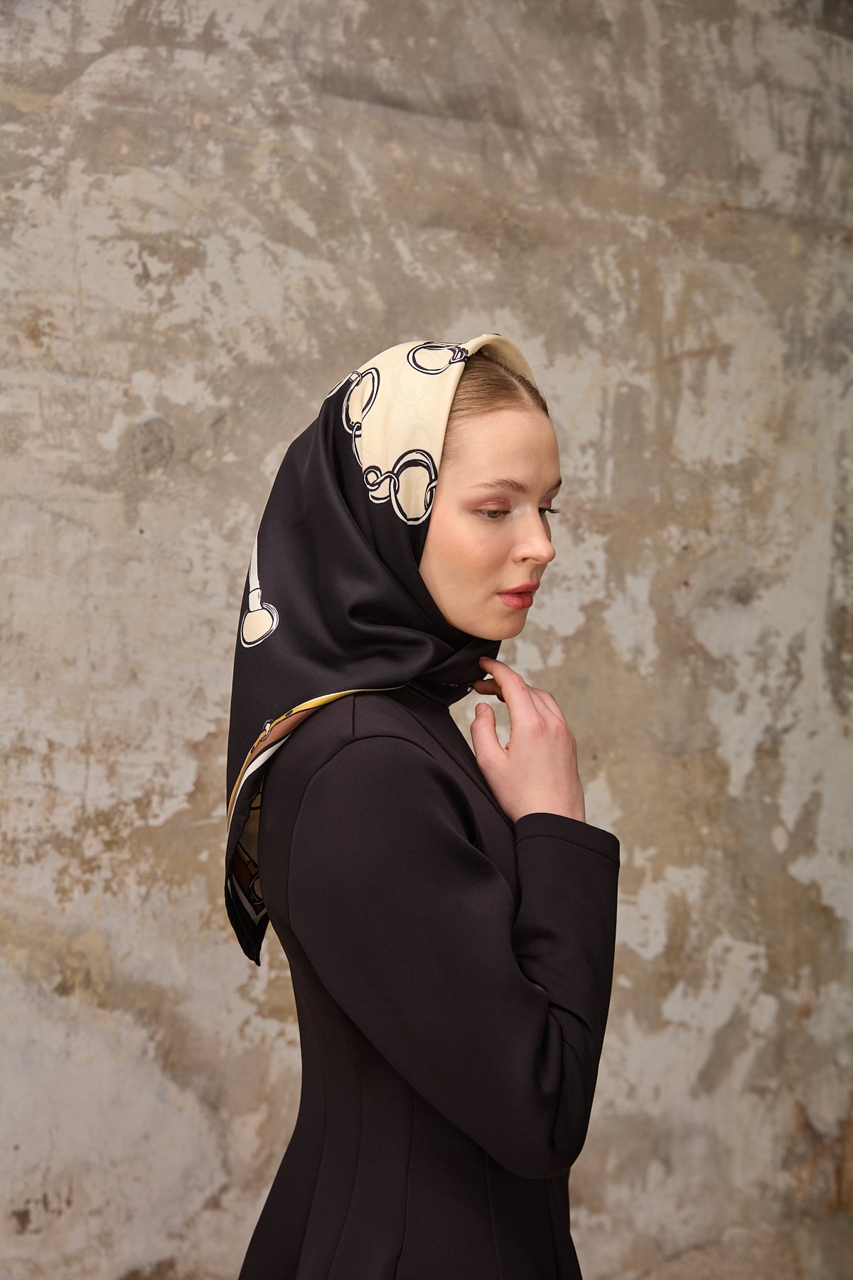 Lanac Foulard Noir