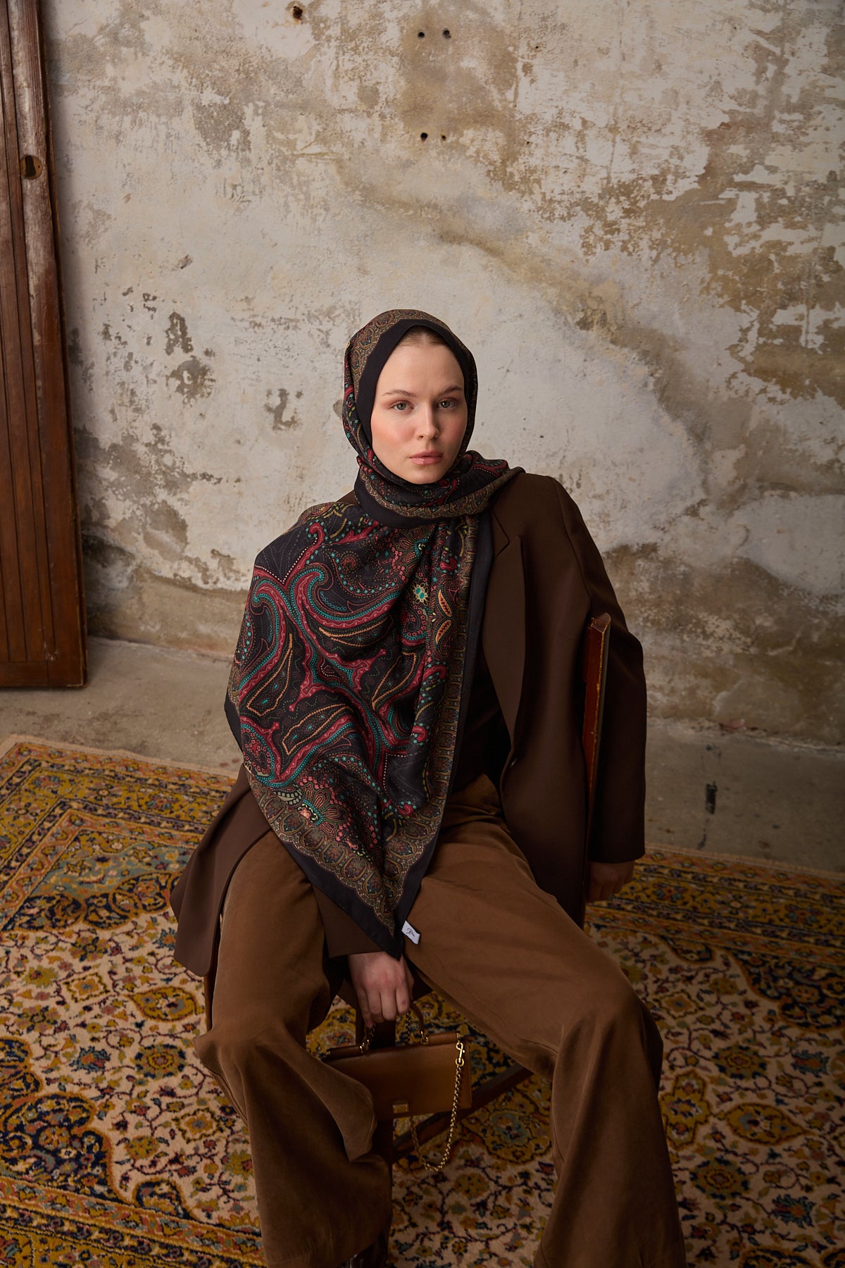 Revel Şal Siyah / Mix