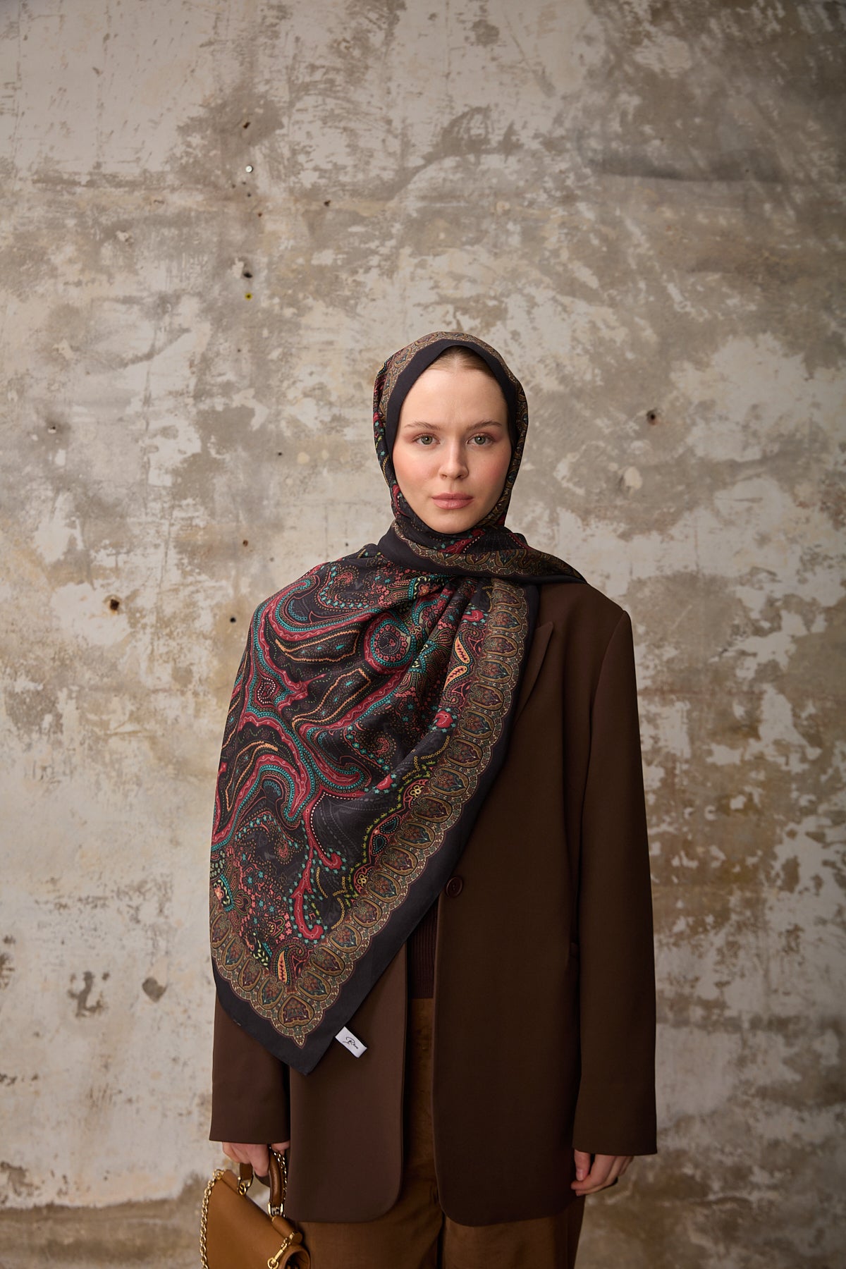 Revel Şal Siyah / Mix