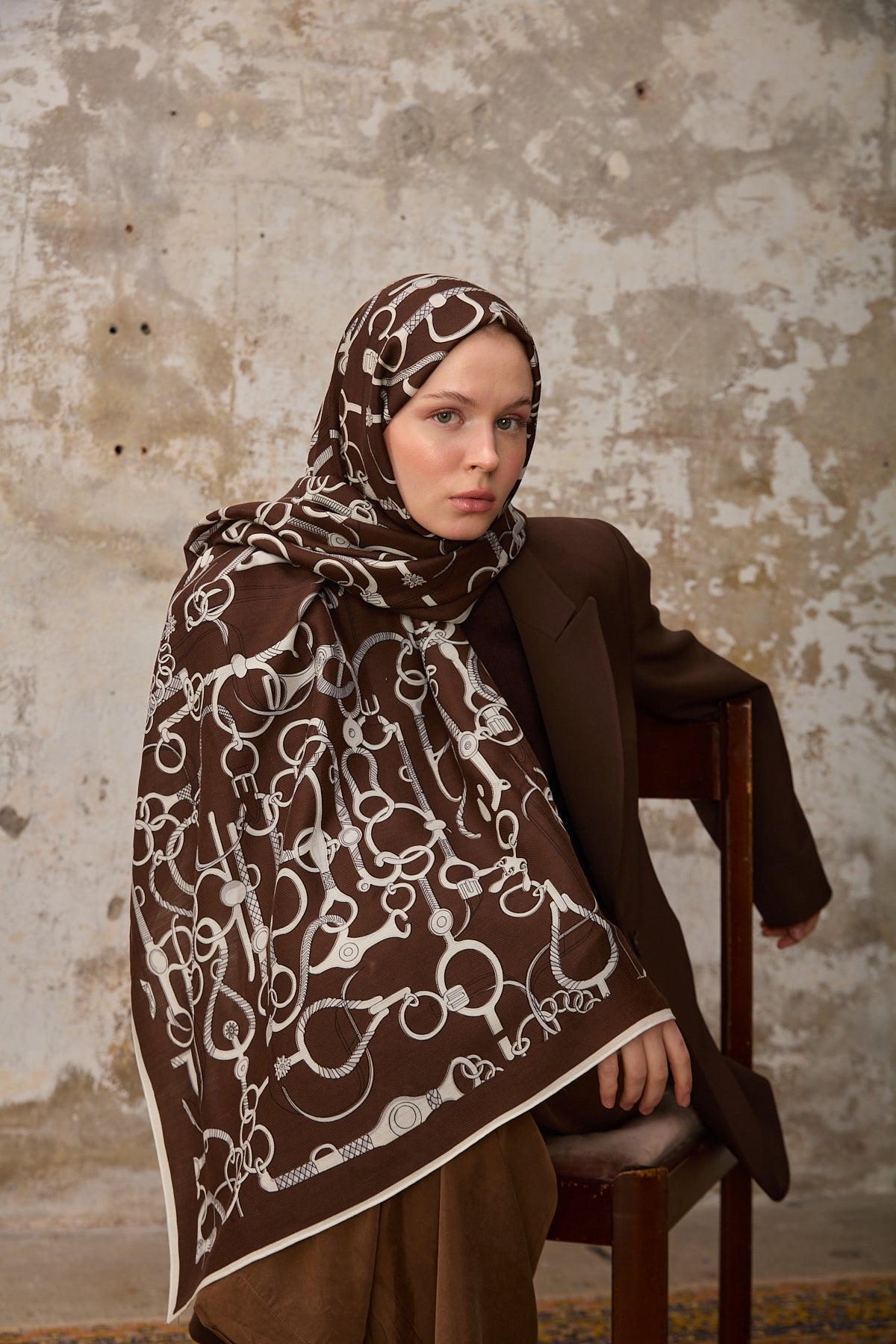 Sahara Şal Kahverengi