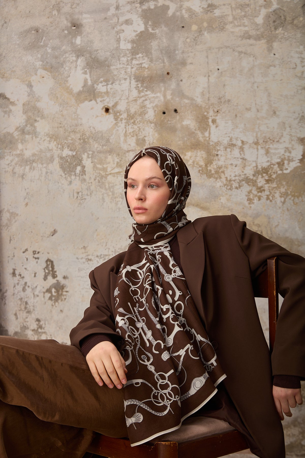 Sahara Şal Kahverengi