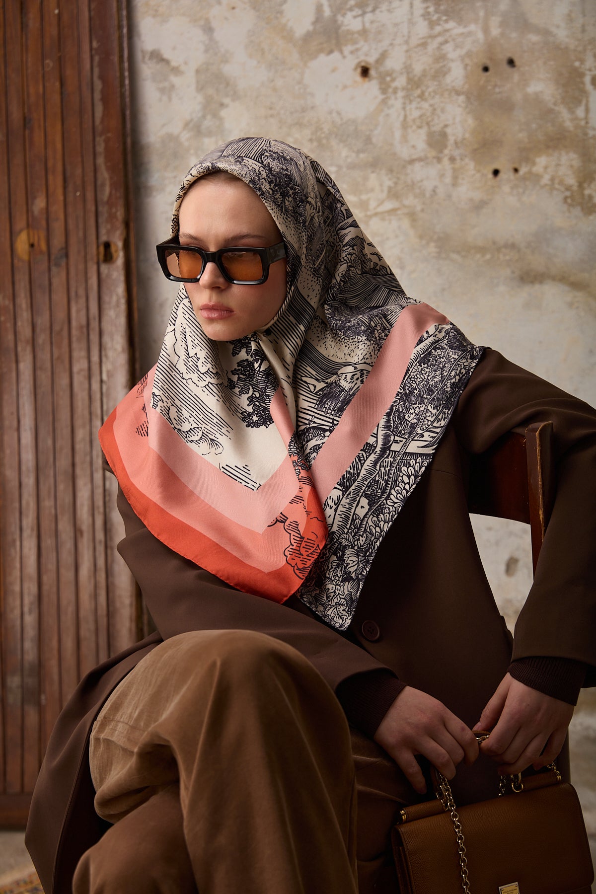 Suma Eşarp Kırmızı