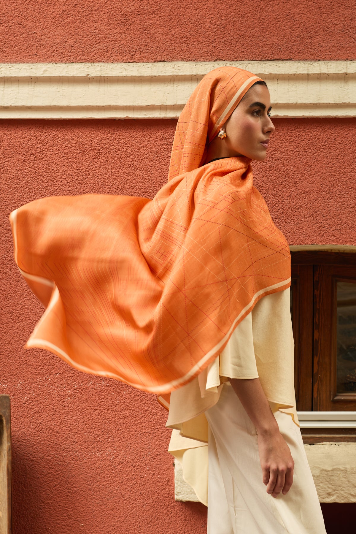 Emily Orange Şal