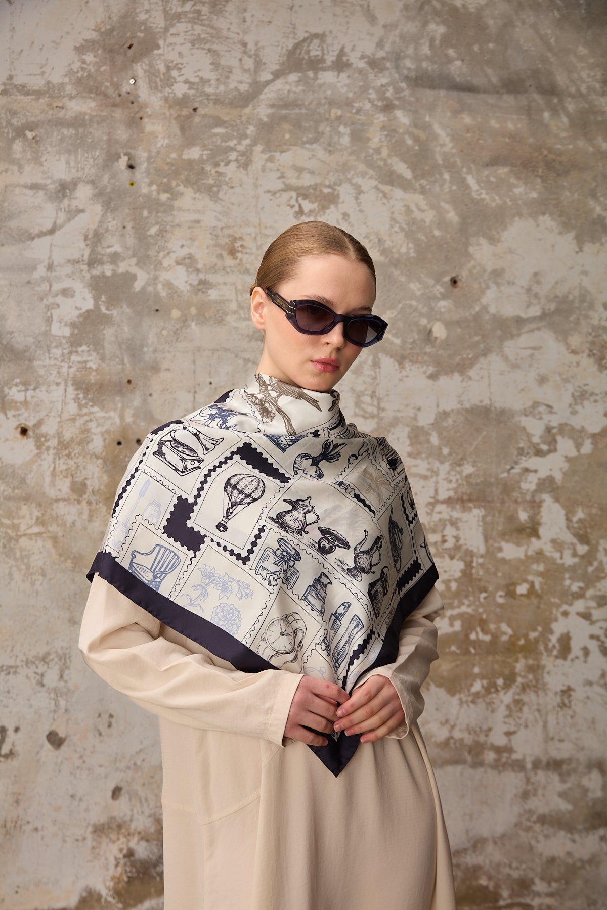 Imas Eşarp Lacivert