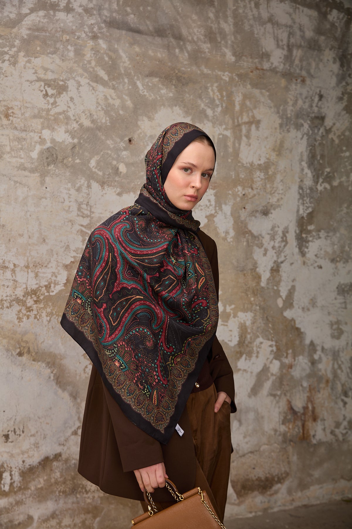 Revel Şal Siyah / Mix