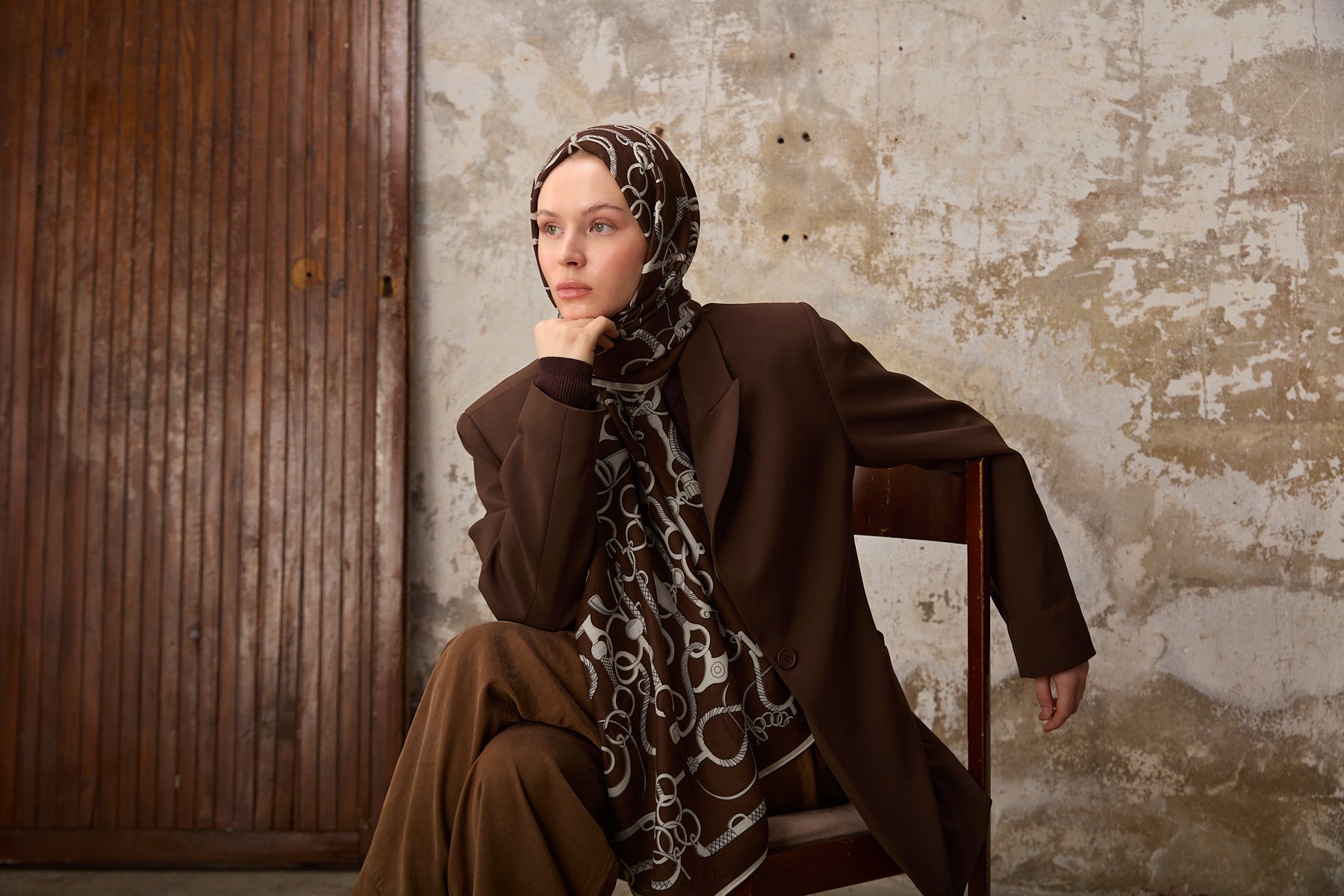 Sahara Şal Kahverengi